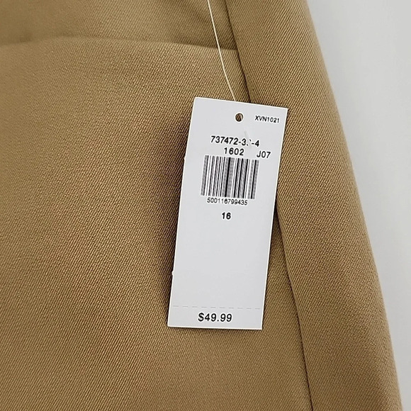 Old Navy Women's Pixie Skinny High-Rise Ankle Pant Tan Never Fade Size 16 - Picture 9 of 14